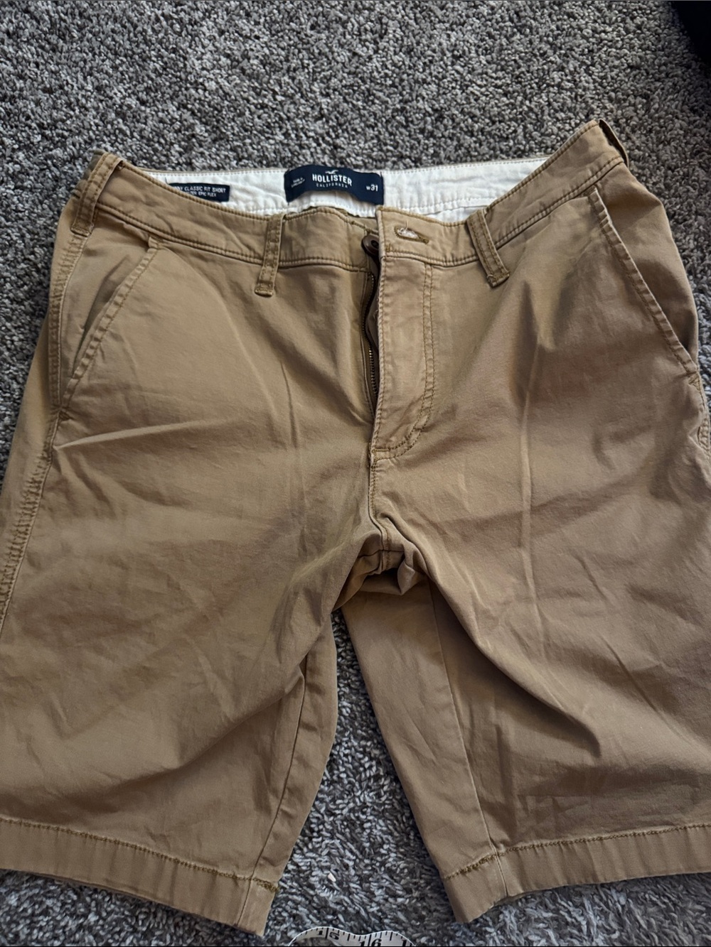 Hollister Men's Khaki/Tan Chino Shorts
